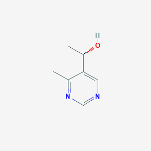 (1S)-1-(4-methylpyrimidin-5-yl)ethan-1-ol - 1704959-33-0