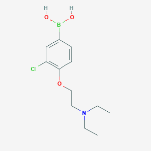 (3-Chloro-4-(2-(diethylamino)ethoxy)phenyl)boronic acid - 1704080-93-2