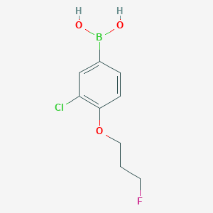 (3-Chloro-4-(3-fluoropropoxy)phenyl)boronic acid - 1704080-24-9