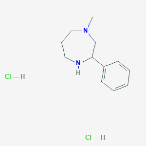 1-Methyl-3-phenyl-1,4-diazepane dihydrochloride - 1803587-11-2