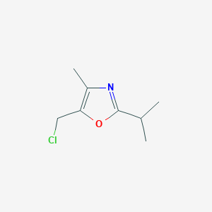 5-(Chloromethyl)-4-methyl-2-(propan-2-yl)-1,3-oxazole - 1803581-86-3