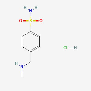4-[(Methylamino)methyl]benzene-1-sulfonamide hydrochloride - 116599-33-8
