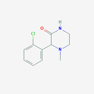 3-(2-Chlorophenyl)-4-methylpiperazin-2-one - 1803567-47-6