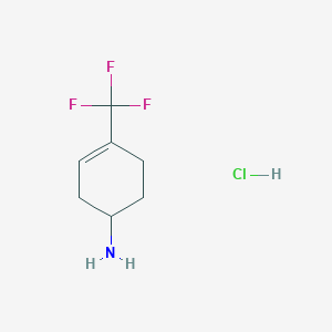 4-(Trifluoromethyl)cyclohex-3-en-1-amine hydrochloride - 1803580-73-5