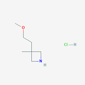 3-(2-Methoxyethyl)-3-methylazetidine hydrochloride - 1803606-97-4