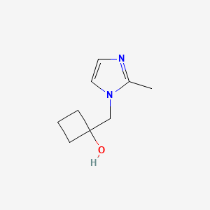 1-[(2-methyl-1H-imidazol-1-yl)methyl]cyclobutan-1-ol - 2126177-14-6