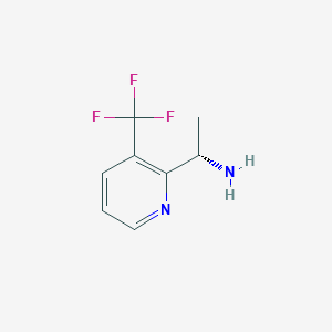 (S)-1-(3-(Trifluoromethyl)pyridin-2-yl)ethan-1-amine - 1213896-50-4