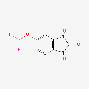 5-(Difluoromethoxy)-1,3-dihydro-2H-benzimidazol-2-one - 1806469-15-7