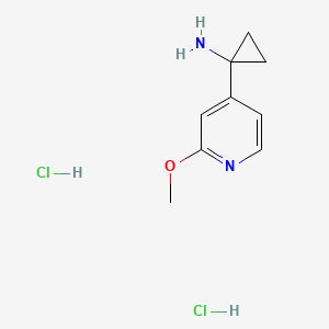 1-(2-Methoxypyridin-4-yl)cyclopropan-1-amine dihydrochloride - 2059987-25-4