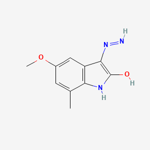5-Methoxy-7-methyl-3-hydrozinyl-2-oxindole - 1167447-04-2
