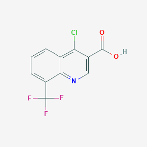 4-Chloro-8-(trifluoromethyl)quinoline-3-carboxylic acid - 2002472-23-1