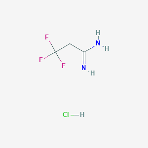 3,3,3-Trifluoropropanimidamide hydrochloride - 1198283-44-1