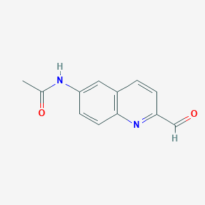 N-(2-Formylquinolin-6-yl)acetamide - 915923-55-6