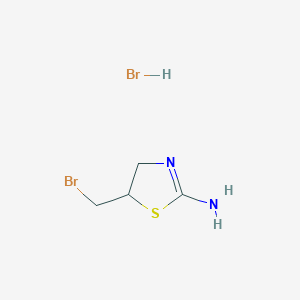 5-Bromomethyl-4,5-dihydro-thiazol-2-ylamine hydrobromide - 51542-48-4