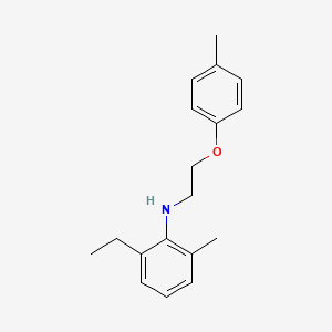 2-Ethyl-6-methyl-N-[2-(4-methylphenoxy)ethyl]-aniline - 1040684-23-8