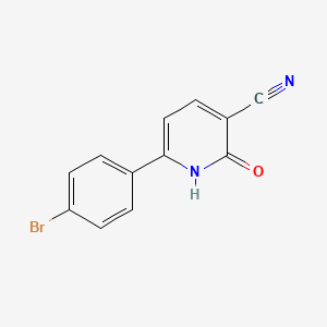 6-(4-bromophenyl)-2-oxo-1H-pyridine-3-carbonitrile - 149557-07-3