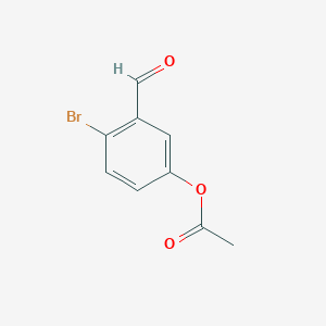 4-Bromo-3-formylphenyl acetate - 915920-73-9