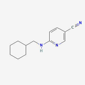 6-[(Cyclohexylmethyl)amino]nicotinonitrile - 1096303-31-9
