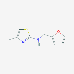 N-(furan-2-ylmethyl)-4-methyl-1,3-thiazol-2-amine - 1041533-19-0