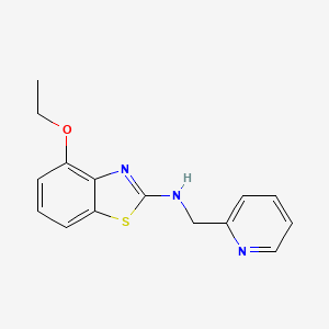 4-ethoxy-N-(pyridin-2-ylmethyl)-1,3-benzothiazol-2-amine - 1105195-08-1