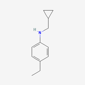 N-(cyclopropylmethyl)-4-ethylaniline - 1156164-78-1