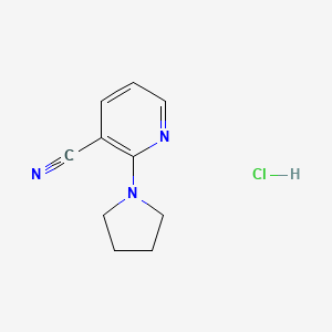 2-(Pyrrolidin-1-yl)pyridine-3-carbonitrile hydrochloride - 1171498-25-1