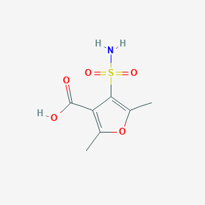 2,5-Dimethyl-4-sulfamoylfuran-3-carboxylic acid - 1087784-71-1