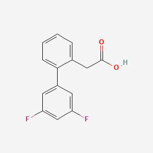 2-(3',5'-Difluoro-[1,1'-biphenyl]-2-yl)acetic acid - 886363-23-1