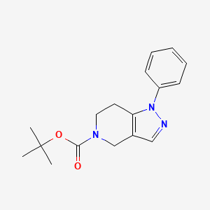 5-Boc-1-phenyl-1,4,6,7-tetrahydropyrazolo[4,3-c]pyridine - 1075729-08-6