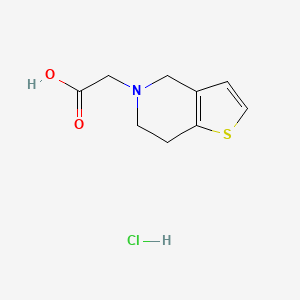2-{4H,5H,6H,7H-thieno[3,2-c]pyridin-5-yl}acetic acid hydrochloride - 1193387-28-8