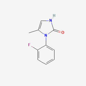 1-(2-fluorophenyl)-5-methyl-2,3-dihydro-1H-imidazol-2-one - 13870-44-5