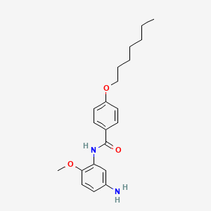 N-(5-Amino-2-methoxyphenyl)-4-(heptyloxy)benzamide - 1020055-75-7