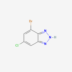 4-Bromo-6-chloro-2H-benzo[d][1,2,3]triazole - 1086836-82-9