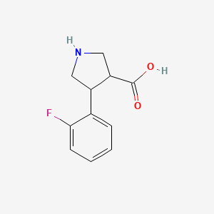 4-(2-Fluorophenyl)pyrrolidine-3-carboxylic acid - 1047654-46-5