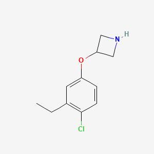 3-(4-Chloro-3-ethylphenoxy)azetidine - 1219976-63-2