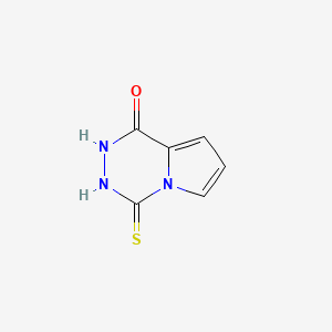 4-sulfanyl-1H,2H-pyrrolo[1,2-d][1,2,4]triazin-1-one - 179316-94-0