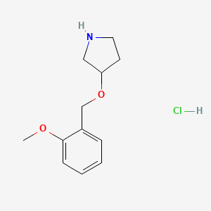 3-[(2-Methoxybenzyl)oxy]pyrrolidine hydrochloride - 1185303-22-3