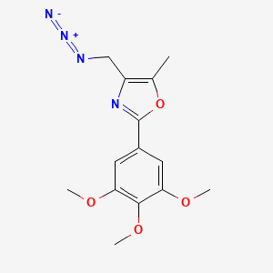 4-(Azidomethyl)-5-methyl-2-(3,4,5-trimethoxyphenyl)-1,3-oxazole - 1325304-01-5