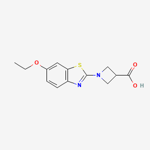 1-(6-Ethoxy-1,3-benzothiazol-2-yl)azetidine-3-carboxylic acid - 1283109-43-2