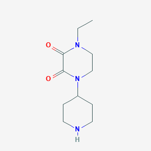 1-Ethyl-4-piperidin-4-ylpiperazine-2,3-dione - 1281657-97-3