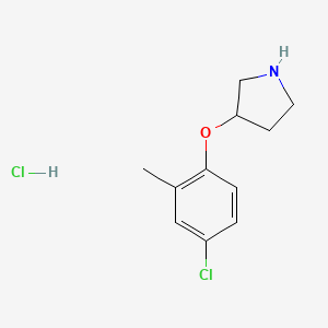 3-(4-Chloro-2-methylphenoxy)pyrrolidine hydrochloride - 1219971-75-1