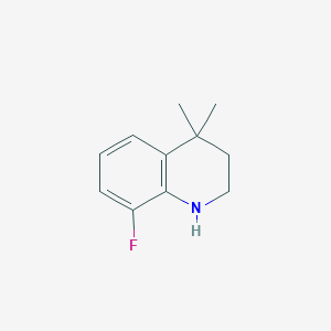 8-Fluoro-4,4-dimethyl-1,2,3,4-tetrahydroquinoline - 1187933-45-4