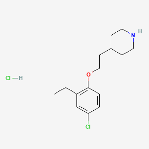 4-[2-(4-Chloro-2-ethylphenoxy)ethyl]piperidine hydrochloride - 1219964-20-1