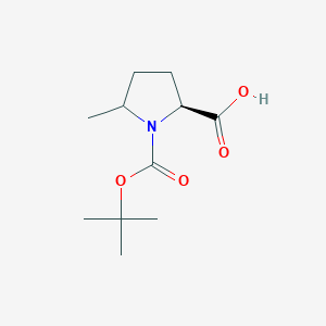 (2S)-1-(tert-Butoxycarbonyl)-5-methylpyrrolidine-2-carboxylic acid - 374929-20-1
