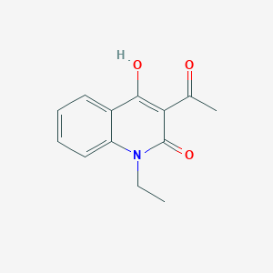 3-acetyl-1-ethyl-4-hydroxy-2(1H)-quinolinone - 66134-57-4