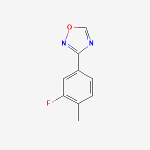 3-(3-Fluoro-4-methylphenyl)-1,2,4-oxadiazole - 1146699-63-9
