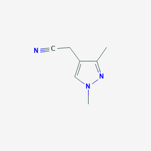 (1,3-Dimethyl-1H-pyrazol-4-yl)acetonitrile - 1306738-33-9