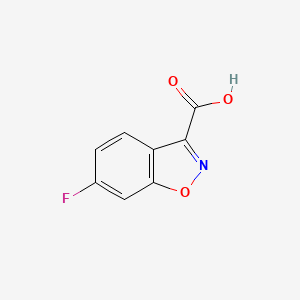 6-Fluorobenzo[D]isoxazole-3-carboxylic acid - 894789-43-6
