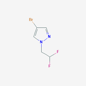 4-Bromo-1-(2,2-difluoroethyl)-1H-pyrazole - 1049730-36-0