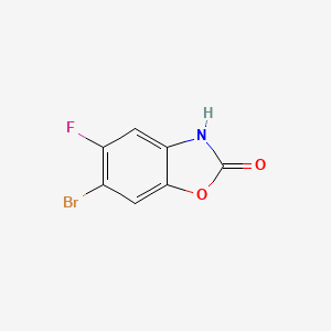 6-Bromo-5-fluoro-2,3-dihydro-1,3-benzoxazol-2-one - 944805-23-6